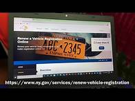 Video thumbnail for How to Renew a Vehicle Registration Online NYS DMV