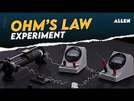 Video thumbnail for ➡️ OHM'S Law Experiment for Board | Complete Video to Understand Practical | ALLEN Career Institute