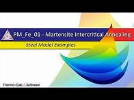 Video thumbnail for Ex_PM_Fe_01 - Calculate Martensite Transformation Temperatures and Martensite Fractions