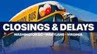 Video thumbnail for School closures, delays for DC, Maryland, Virginia for Thursday, February 6