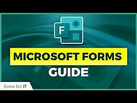 Video thumbnail for How to Use Microsoft Forms: Getting Started Guide