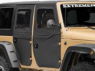 Video thumbnail for Bestop Jeep Wrangler 2-Piece Full Fabric Doors - Black Diamond J105246 (07-18 Jeep Wrangler JK)