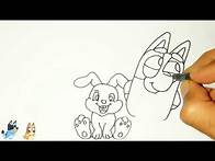 Video thumbnail for Bluey 💙 Disney | Cartoons | Drawing for Kids | Cartoon Network | Kids Videos #bluey #kidsart