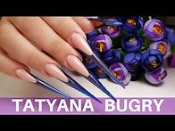 Video thumbnail for SUPER Long Stiletto Nails | Shaping Stiletto Nails How to | French Manicure