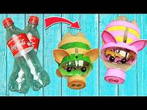 Video thumbnail for recycled craft ideas plastic bottles - How to make piglets with recycled plastic bottles