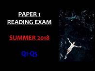 Video thumbnail for EDUQAS GCSE English Language Paper 1 Q1-Q5 (JUNE 2018)
