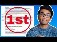 Video thumbnail for How I wrote 1st class essays at Cambridge University (how to write the best essay)