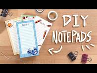 Video thumbnail for DIY Notepads | Very easy + Printable Patterns!