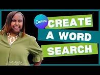 Video thumbnail for CANVA- Create a Holiday Word Search
