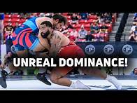 Video thumbnail for Gable's Most Impressive Performance Yet? | Full Match: Gable Steveson vs Nick Gwiazdowski