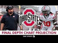 Video thumbnail for FINAL Ohio State Football Depth Chart Projection For The 2024 Season