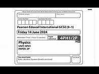 Video thumbnail for IGCSE Physics Summer 2024 Paper 2