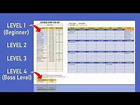 Video thumbnail for STEP by STEP: Automated Calendar Based Task or To-Do List in Excel - All Levels of EXCEL