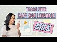 Video thumbnail for ASL sign for MILK - Teach Your Baby Sign Language!