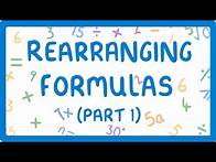 Video thumbnail for GCSE Maths - How to Rearrange Formulas