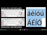 Video thumbnail for Type Accents with a Spanish Keyboard on a CHROMEBOOK