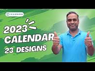 Video thumbnail for 2023 Calendar Excel Template - A Quick Product Demo