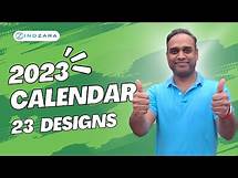 Video thumbnail for 2023 Calendar Excel Template - A Quick Product Demo