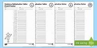 Video thumbnail for Y4 Multiplication Tables Check Practice Sheets Activity Pack