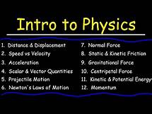 Video thumbnail for Physics - Basic Introduction