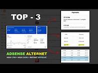 Video thumbnail for Top 3 😱 Best AdSense Alternative for Blogger 2024 | Instant Approval | High CPM