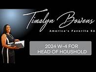 Video thumbnail for How to fill out 2024 IRS Form W4 (Head of Household)