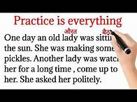 Video thumbnail for 15, Practice is everything/ Englishreadingpractice paragraph/ improve your grammar