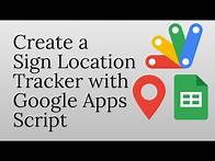 Video thumbnail for Integrating Google Maps with Sheets: A Web App for Tracking Sign Installations