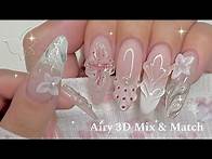 Video thumbnail for Gel-X Trendy Glass 3D Floral Butterfly Full Nail Tutorial | Step-By-Step | Beginner Friendly