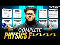 Video thumbnail for Complete Physics Formula in One Shot 🔥| CBSE Class 12th Boards