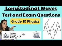 Video thumbnail for Longitudinal Waves Grade 10 Physics Exam Questions