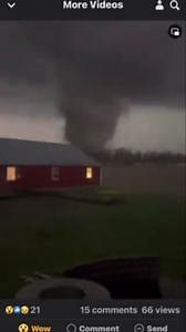 Video thumbnail for @tornado_outbreak2 on Instagram: "Large destructive tornado last night (3/14/24) near Fryburg, OH. One of several destructive tornadoes last night across Ohio & Indiana. Multiple fatalities and complete destruction confirmed. Video from Chad Steinke. #Tornado #tornadowarning #tornadowatch #tornadoseason #tornadoes #severeweather #weather #supercell #storm"