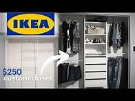 Video thumbnail for Ikea Closet Makeover | Aurdal Series Custom Closet DIY