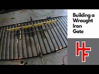 Video thumbnail for Building a wrought iron gate.