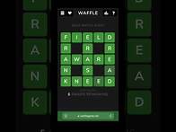 Video thumbnail for Waffle #1092 - Jan 17, 2025 Solution