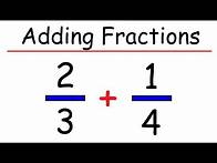 Video thumbnail for How to Add Two Fractions with Unlike Denominators - Math