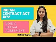 Video thumbnail for VOID & ILLEGAL AGREEMENT (Contract Act 1872)