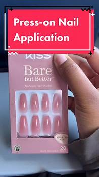 Video thumbnail for Step-by-Step Guide to Applying Kiss Press-On Nails