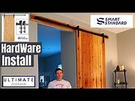 Video thumbnail for SMARTSTANDARD 8FT HEAVY DUTY BARN DOOR HARDWARE – INSTALLATION