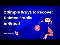 Video thumbnail for 2 Simple Ways to Recover Deleted Emails in Gmail