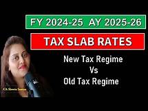 Video thumbnail for Income Tax Slab for FY 2024-25 AY 25-26| Tax slab rates new regime and old regime fy 24-25|
