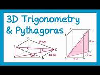 Video thumbnail for 3D Trigonometry and Pythagoras - GCSE Higher Maths