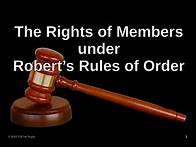 Video thumbnail for Enforcing Your Rights under Robert's Rules of Order