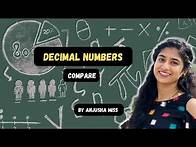 Video thumbnail for DECIMALS Made Easy! Compare Decimals | Simple Explanation with Real Life Example | Anjusha Miss