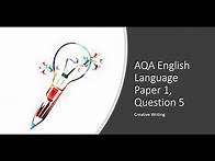 Video thumbnail for AQA English Language - paper 1, question 5 - content and structure