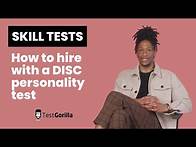 Video thumbnail for Use this DISC personality test to understand your candidates