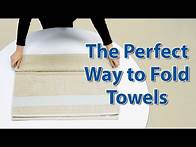Video thumbnail for Gain Shelving Space w/ this Towel Folding Trick: Closet Organizing 101