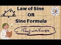 Video thumbnail for Law of Sine | Sine Rule | Sine Formula (Proof with Example)