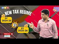 Video thumbnail for Budget 2025 Income Tax Slab FY 24 25 vs FY 25 26