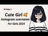 Video thumbnail for Cute 🤩 Instagram username Ideas for Girls || Insta username for Girls 2024 - 2025